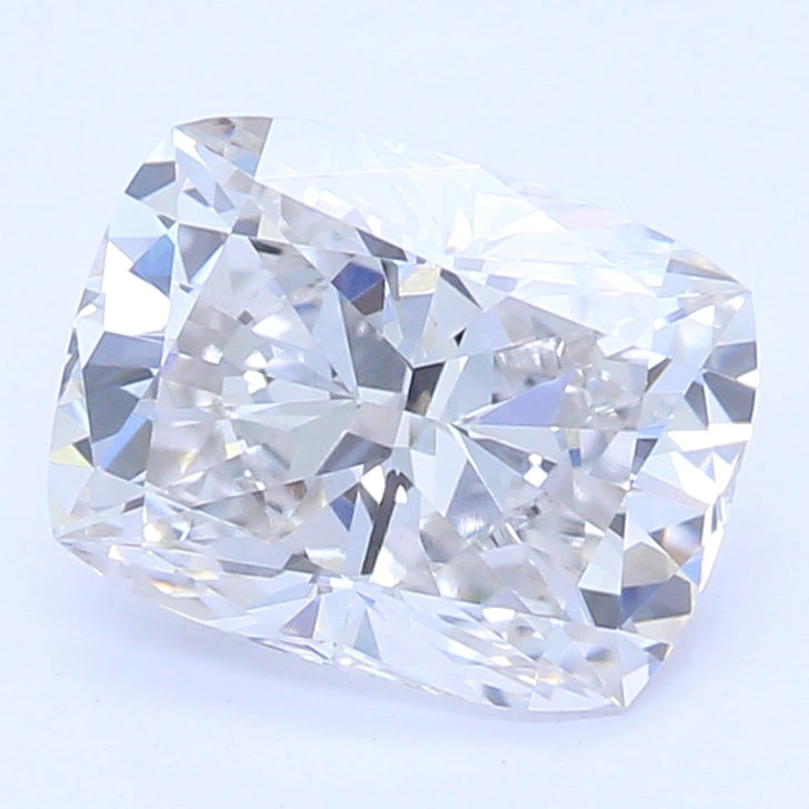 1.03 Carat Cushion Lab Diamond with  Cut Diamond in 14KT  view 1
