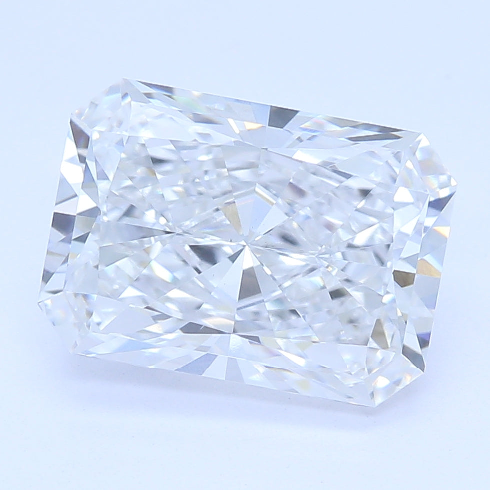 2.27 Carat Radiant Lab Diamond with  Cut Diamond in 14KT  view 1
