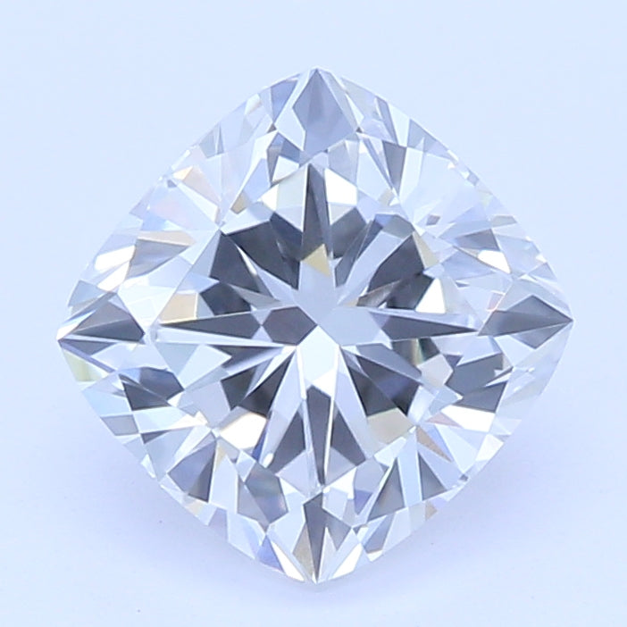 1.0 Carat Cushion Lab Diamond with  Cut Diamond in 14KT  view 1
