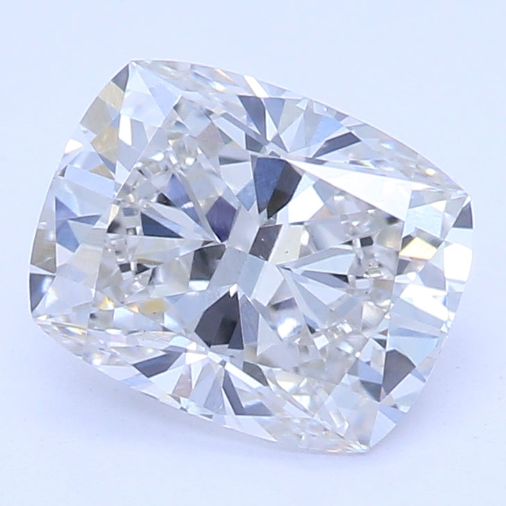 1.1 Carat Cushion Lab Diamond with  Cut Diamond in 14KT  view 1
