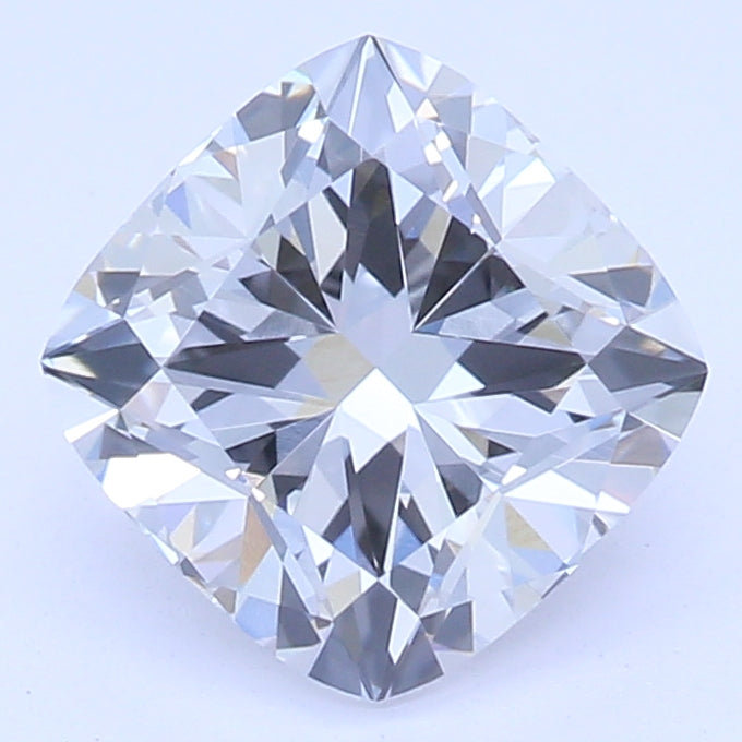 1.06 Carat Cushion Lab Diamond with  Cut Diamond in 14KT  view 1
