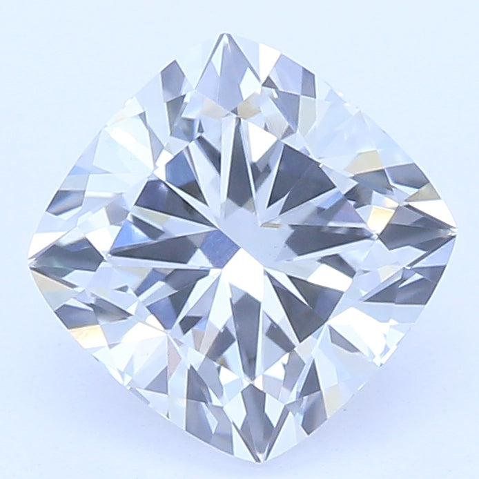 1.21 Carat Cushion Lab Diamond with  Cut Diamond in 14KT  view 1
