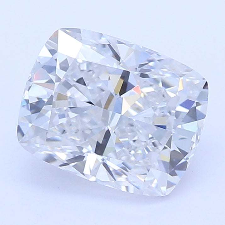1.03 Carat Cushion Lab Diamond with  Cut Diamond in 14KT  view 1

