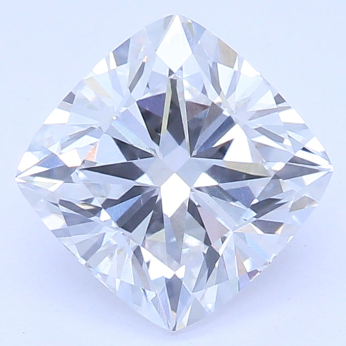 1.05 Carat Cushion Lab Diamond with  Cut Diamond in 14KT  view 1
