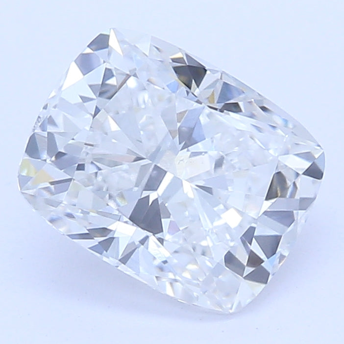 1.04 Carat Cushion Lab Diamond with  Cut Diamond in 14KT  view 1
