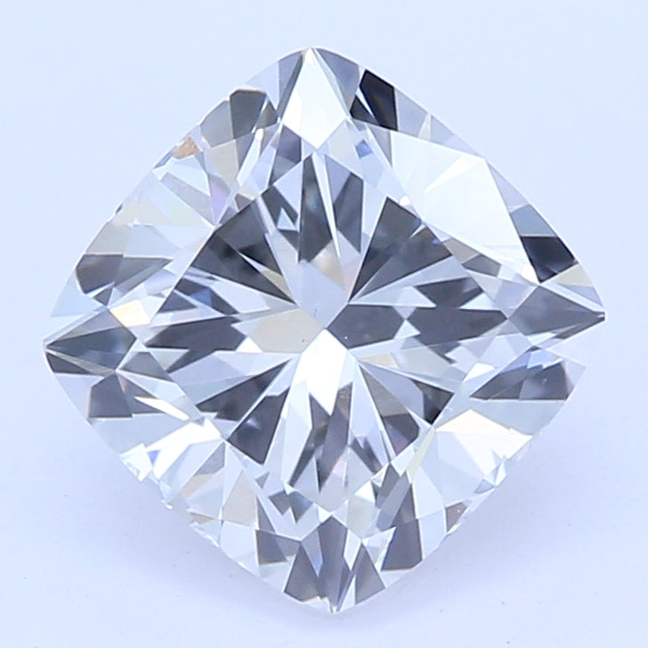1.23 Carat Cushion Lab Diamond with  Cut Diamond in 14KT  view 1

