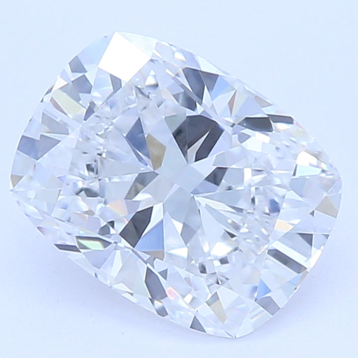 1.12 Carat Cushion Lab Diamond with  Cut Diamond in 14KT  view 1
