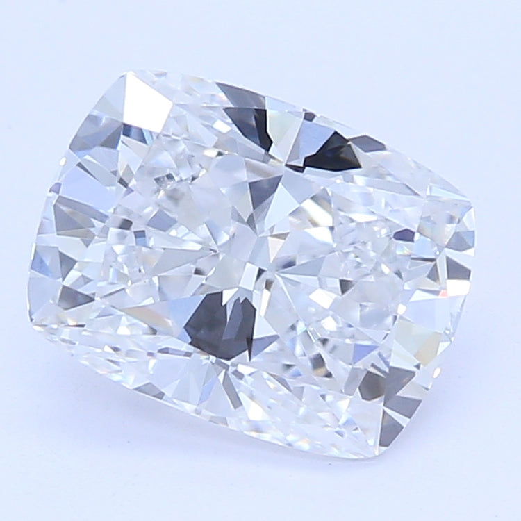 1.15 Carat Cushion Lab Diamond with  Cut Diamond in 14KT  view 1
