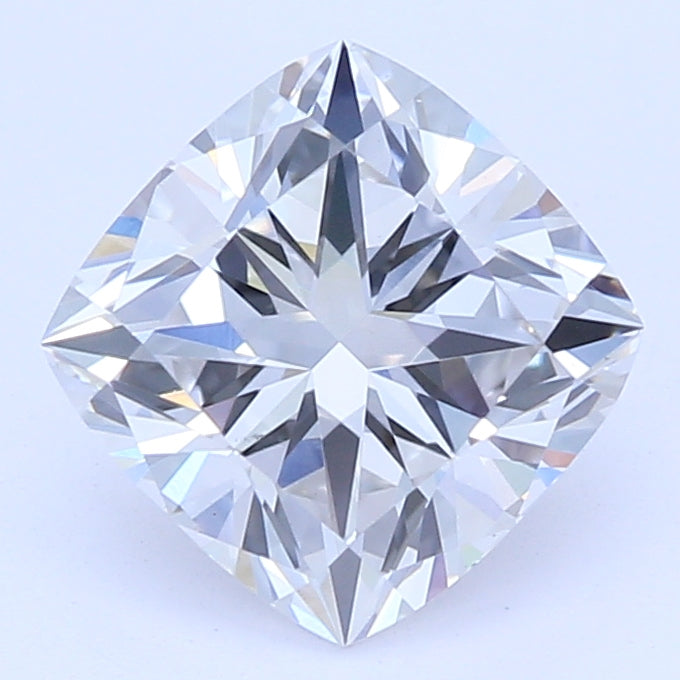 1.02 Carat Cushion Lab Diamond with  Cut Diamond in 14KT  view 1
