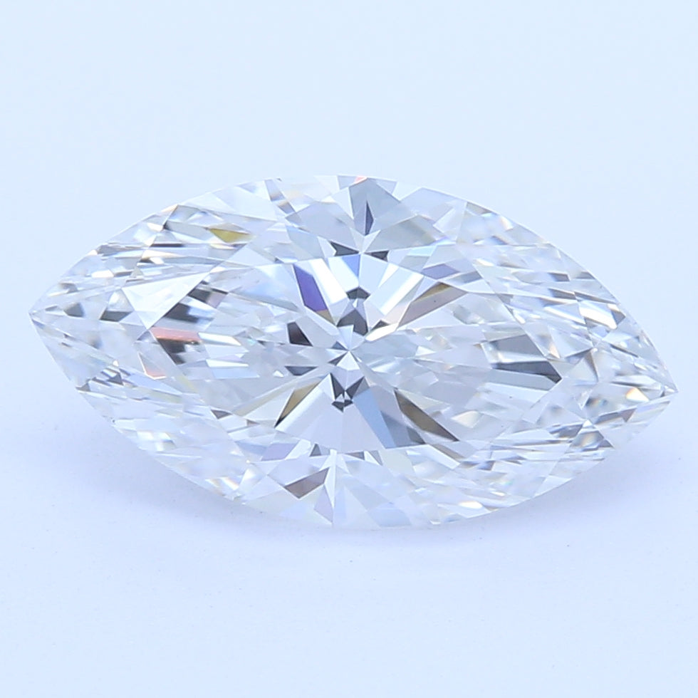 1.31 Carat Marquise Lab Diamond with  Cut Diamond in 14KT  view 1
