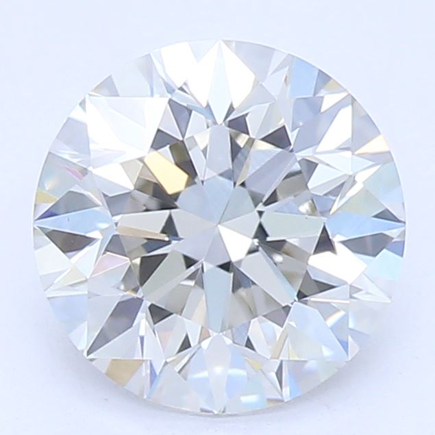 0.96 Carat Round Lab Diamond with  Cut Diamond in 14KT  view 1
