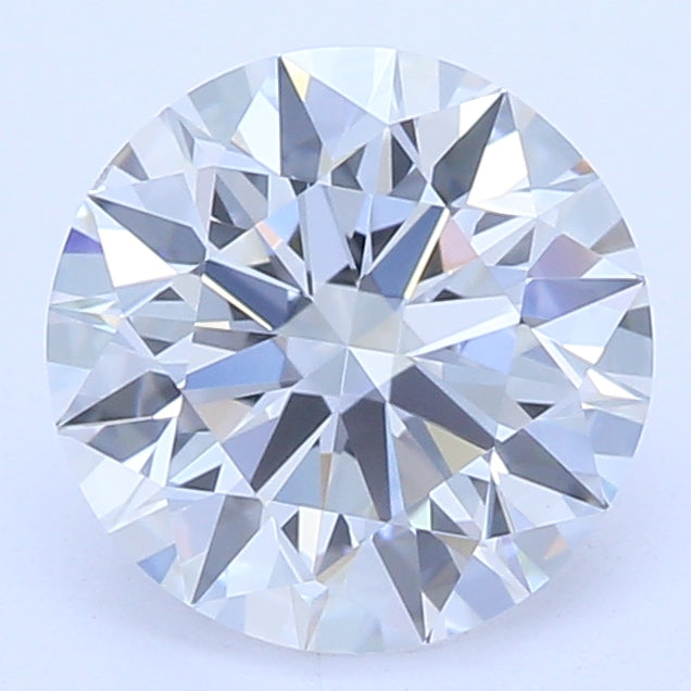 1.02 Carat Round Lab Diamond with  Cut Diamond in 14KT  view 1
