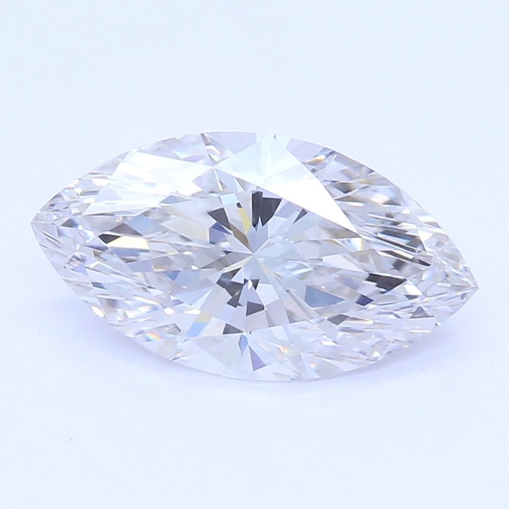 1.11 Carat Marquise Lab Diamond with  Cut Diamond in 14KT  view 1
