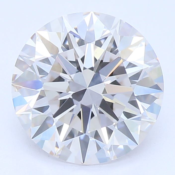 1.29 Carat Round Lab Diamond with  Cut Diamond in 14KT  view 1
