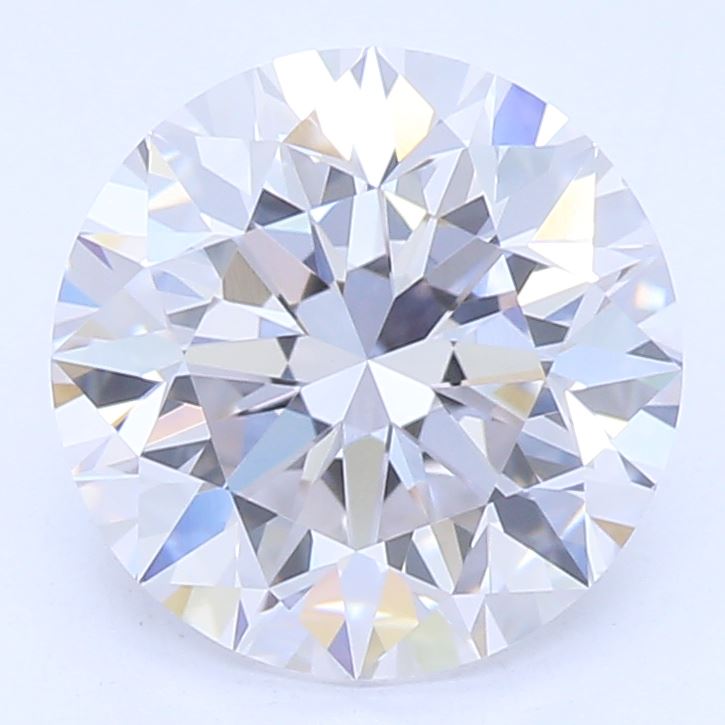 1.5 Carat Round Lab Diamond with  Cut Diamond in 14KT  view 1
