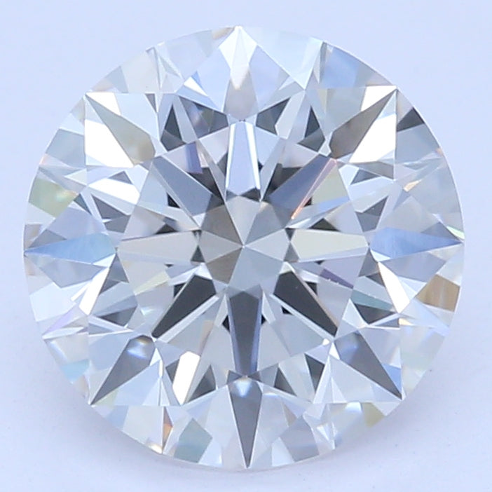 1.11 Carat Round Lab Diamond with  Cut Diamond in 14KT  view 1
