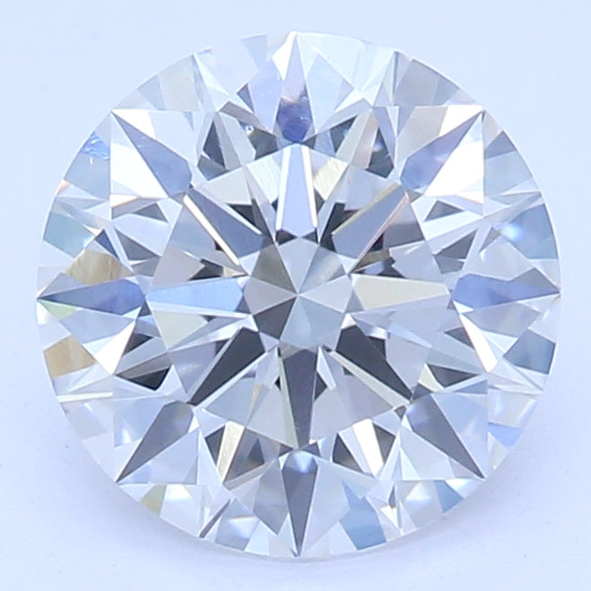 1.11 Carat Round Lab Diamond with  Cut Diamond in 14KT  view 1
