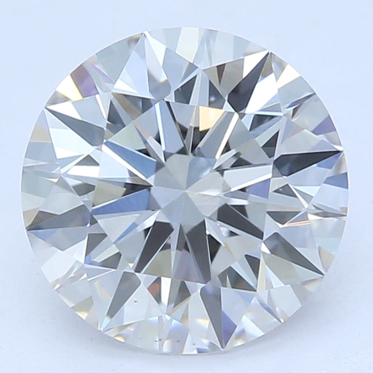 1.14 Carat Round Lab Diamond with  Cut Diamond in 14KT  view 1
