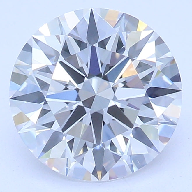 1.15 Carat Round Lab Diamond with  Cut Diamond in 14KT  view 1
