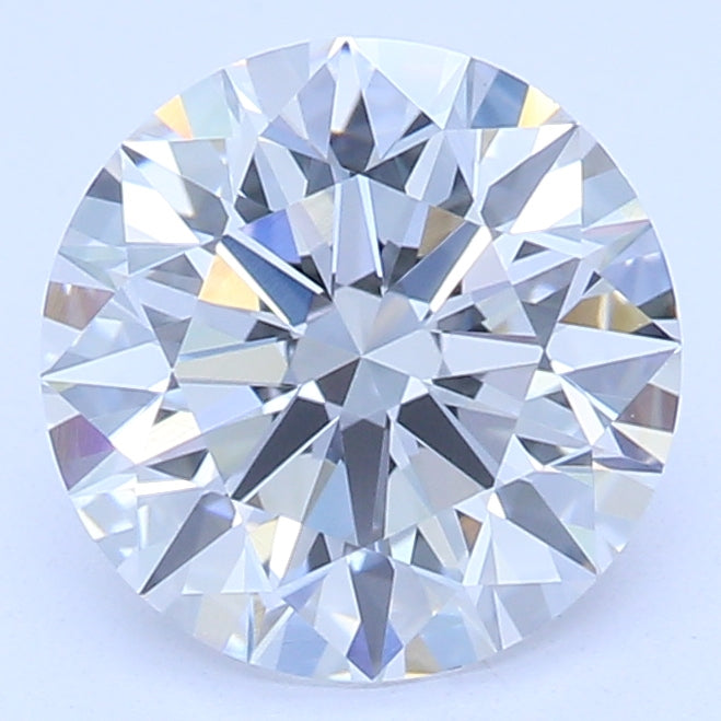 1.12 Carat Round Lab Diamond with  Cut Diamond in 14KT  view 1

