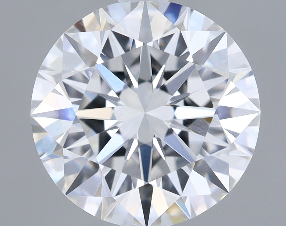 2.08 Carat Round Lab Diamond with  Cut Diamond in 14KT  view 1
