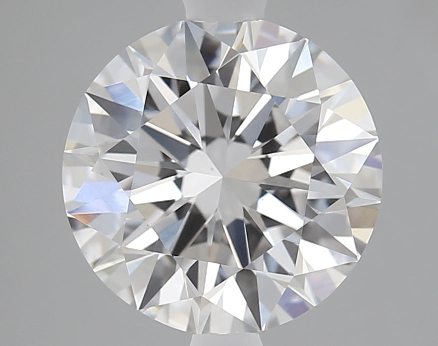 2.83 Carat Round Lab Diamond with  Cut Diamond in 14KT  view 1
