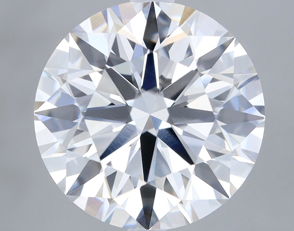 3.49 Carat Round Lab Diamond with  Cut Diamond in 14KT  view 1
