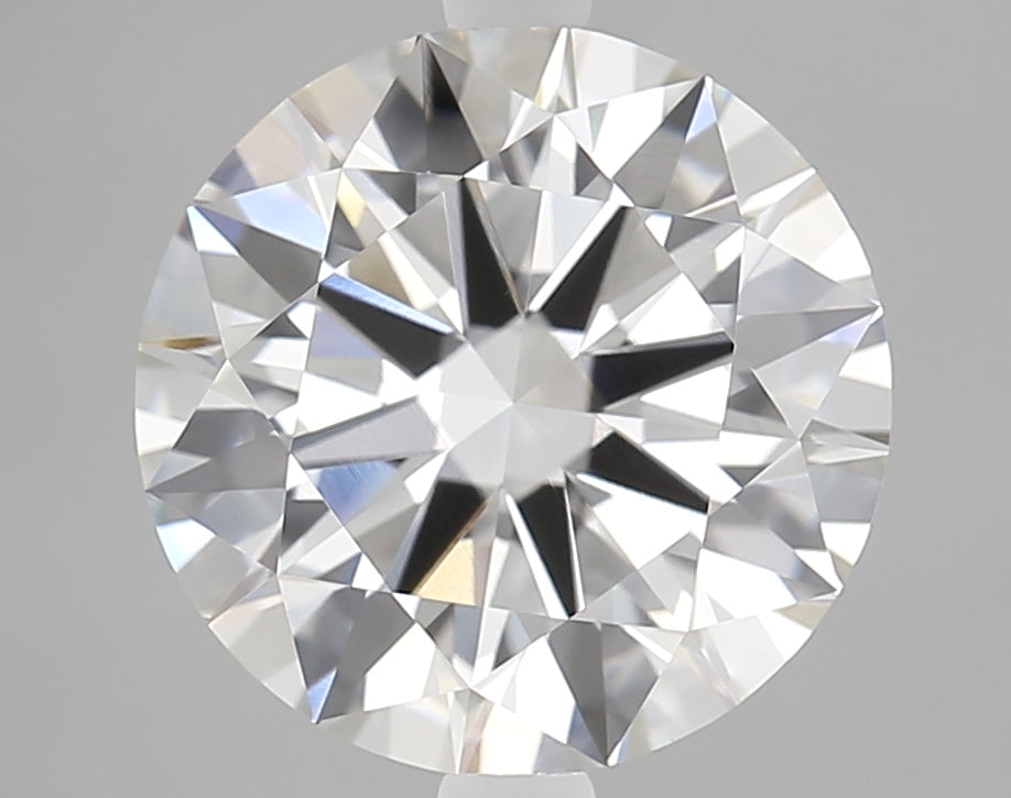 3.42 Carat Round Lab Diamond with  Cut Diamond in 14KT  view 1
