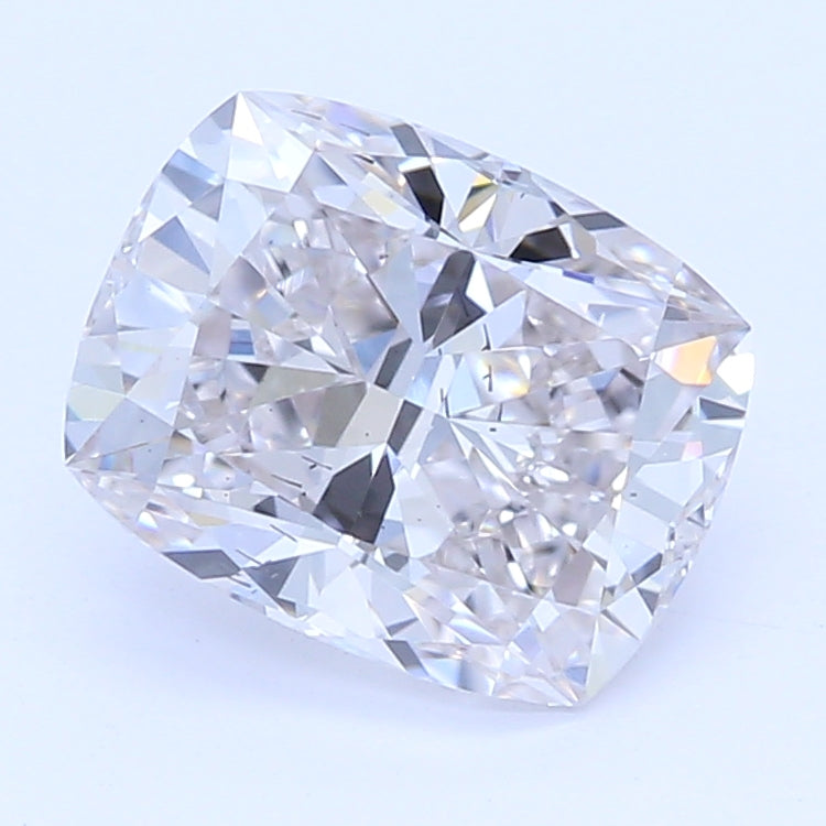 1.06 Carat Cushion Lab Diamond with  Cut Diamond in 14KT  view 1

