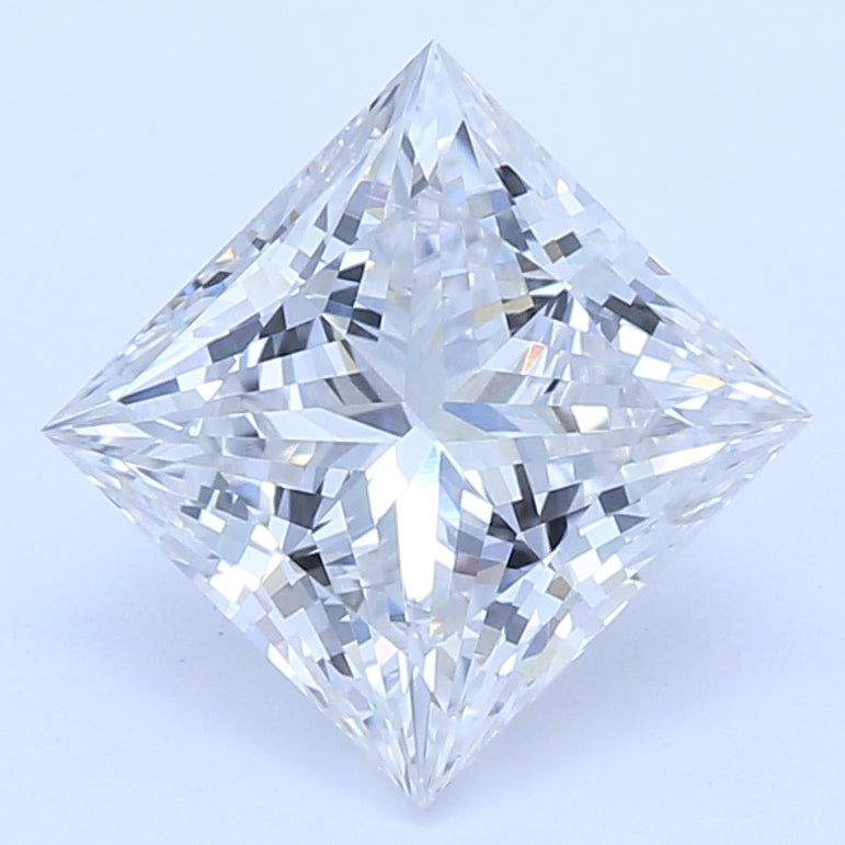 1.16 Carat Princess Lab Diamond with  Cut Diamond in 14KT  view 1
