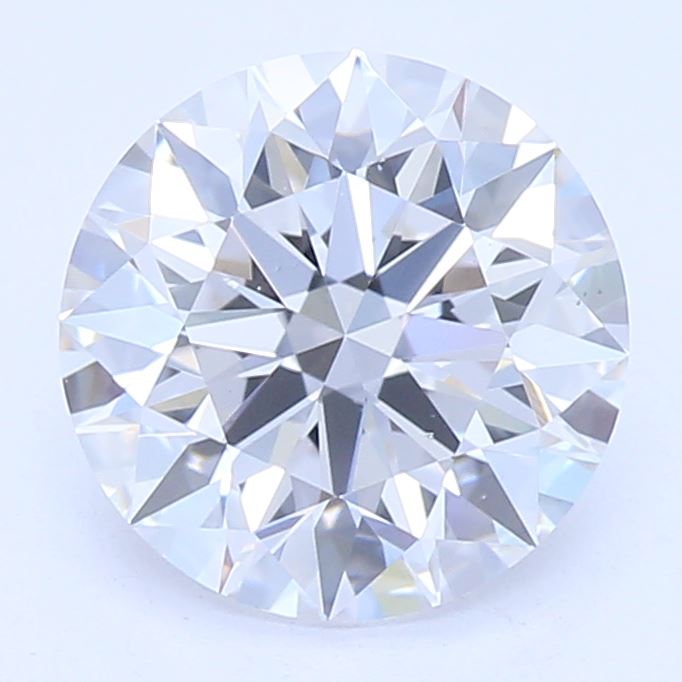 1.08 Carat Round Lab Diamond with  Cut Diamond in 14KT  view 1
