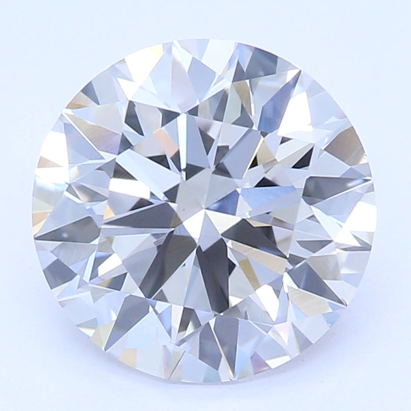 1.7 Carat Round Lab Diamond with  Cut Diamond in 14KT  view 1
