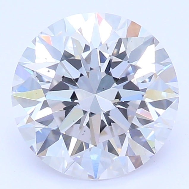 1.0 Carat Round Lab Diamond with  Cut Diamond in 14KT  view 1
