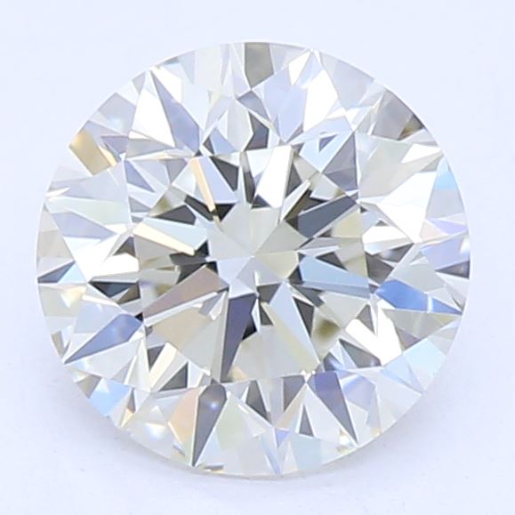 0.7 Carat Round Lab Diamond with  Cut Diamond in 14KT  view 1
