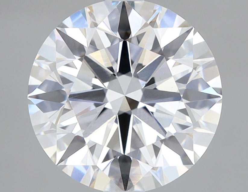 2.73 Carat Round Lab Diamond with  Cut Diamond in 14KT  view 1
