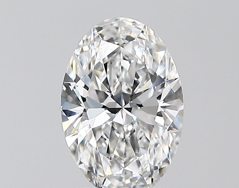 1.27 Carat Oval Lab Diamond with  Cut Diamond in 14KT  view 1
