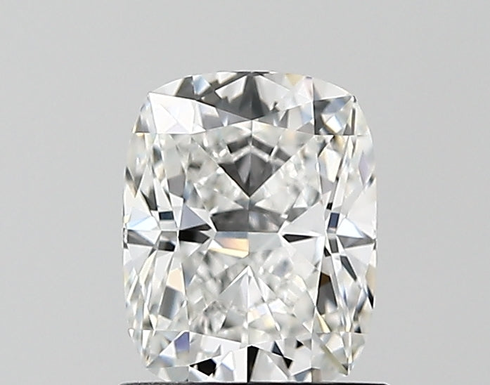 1.06 Carat Cushion Lab Diamond with  Cut Diamond in 14KT  view 1
