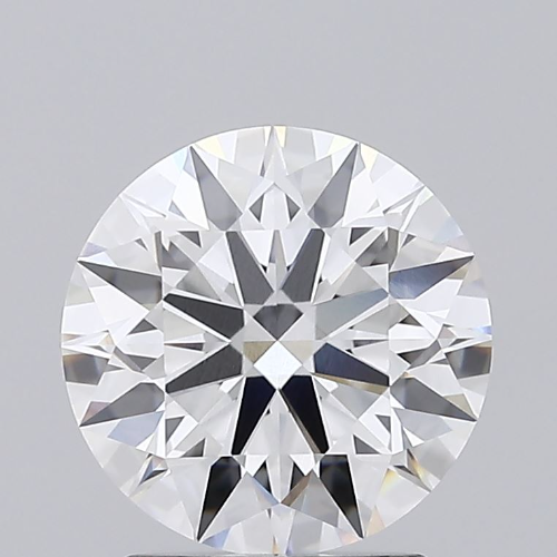 2.02 Carat Round Lab Diamond with  Cut Diamond in 14KT  view 1
