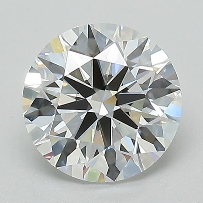 1.52 Carat Round Lab Diamond with  Cut Diamond in 14KT  view 1
