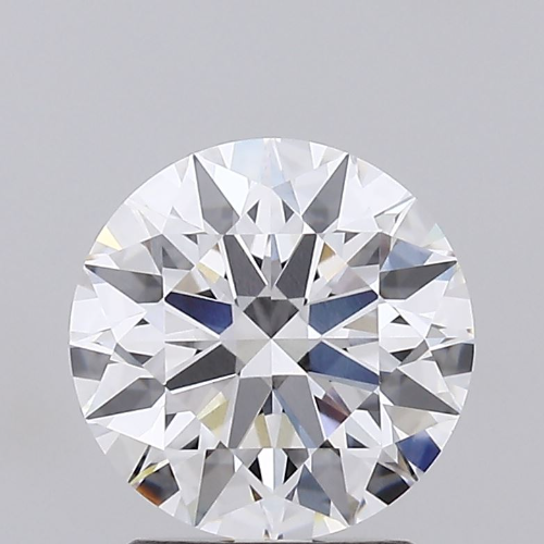 2.02 Carat Round Lab Diamond with  Cut Diamond in 14KT  view 1

