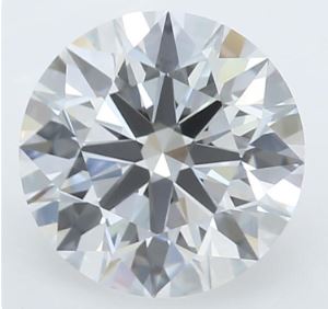 1.29 Carat Round Lab Diamond with  Cut Diamond in 14KT  view 1
