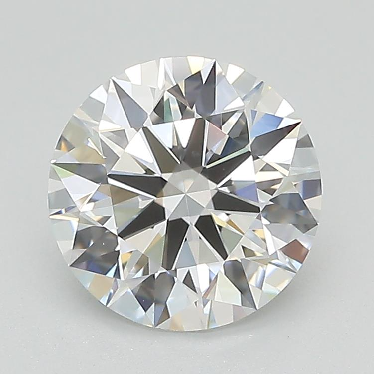 1.77 Carat Round Lab Diamond with  Cut Diamond in 14KT  view 1
