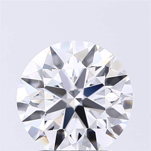 2.01 Carat Round Lab Diamond with  Cut Diamond in 14KT  view 1
