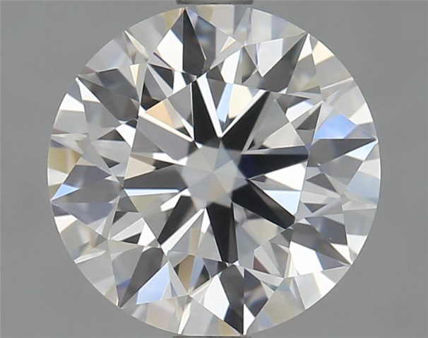 2.22 Carat Round Lab Diamond with  Cut Diamond in 14KT  view 1
