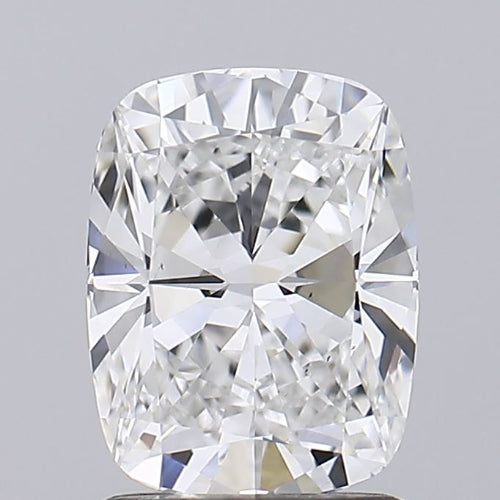 1.5 Carat Cushion Lab Diamond with  Cut Diamond in 14KT  view 1
