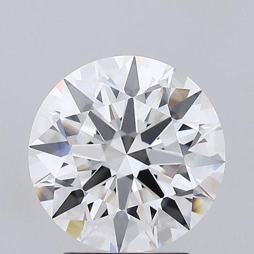 2.59 Carat Round Lab Diamond with  Cut Diamond in 14KT  view 1
