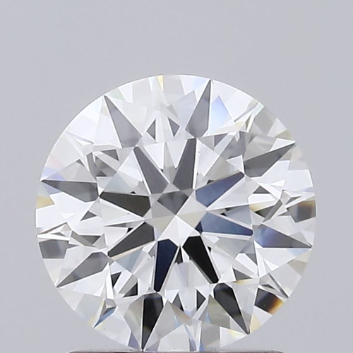 1.27 Carat Round Lab Diamond with  Cut Diamond in 14KT  view 1
