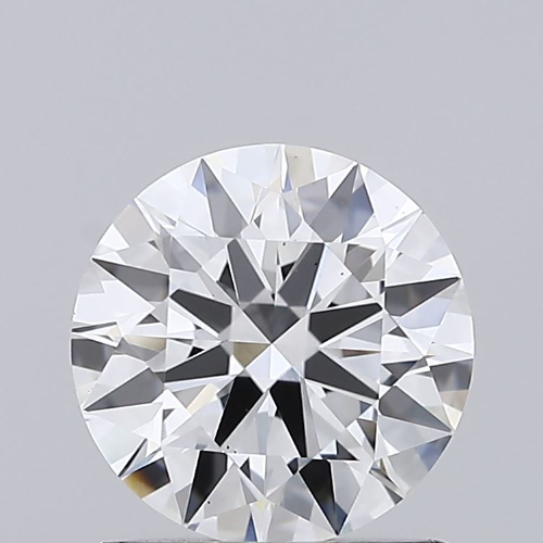 1.03 Carat Round Lab Diamond with  Cut Diamond in 14KT  view 1
