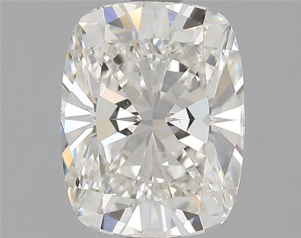2.04 Carat Cushion Lab Diamond with  Cut Diamond in 14KT  view 1
