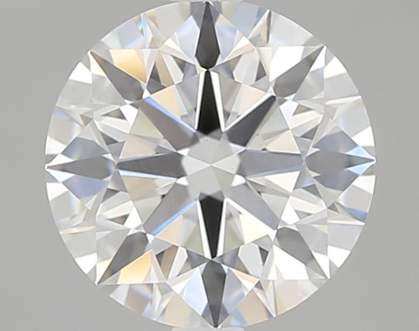 2.01 Carat Round Lab Diamond with  Cut Diamond in 14KT  view 1
